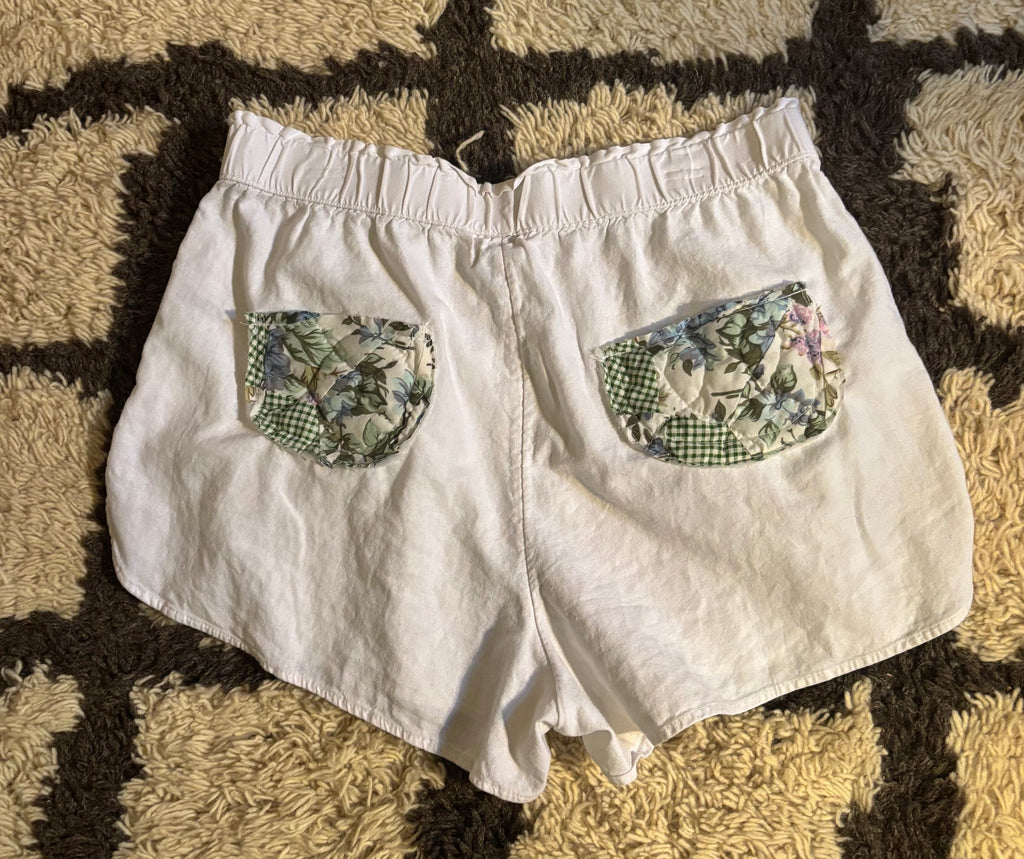 Upcycled linen Shorts