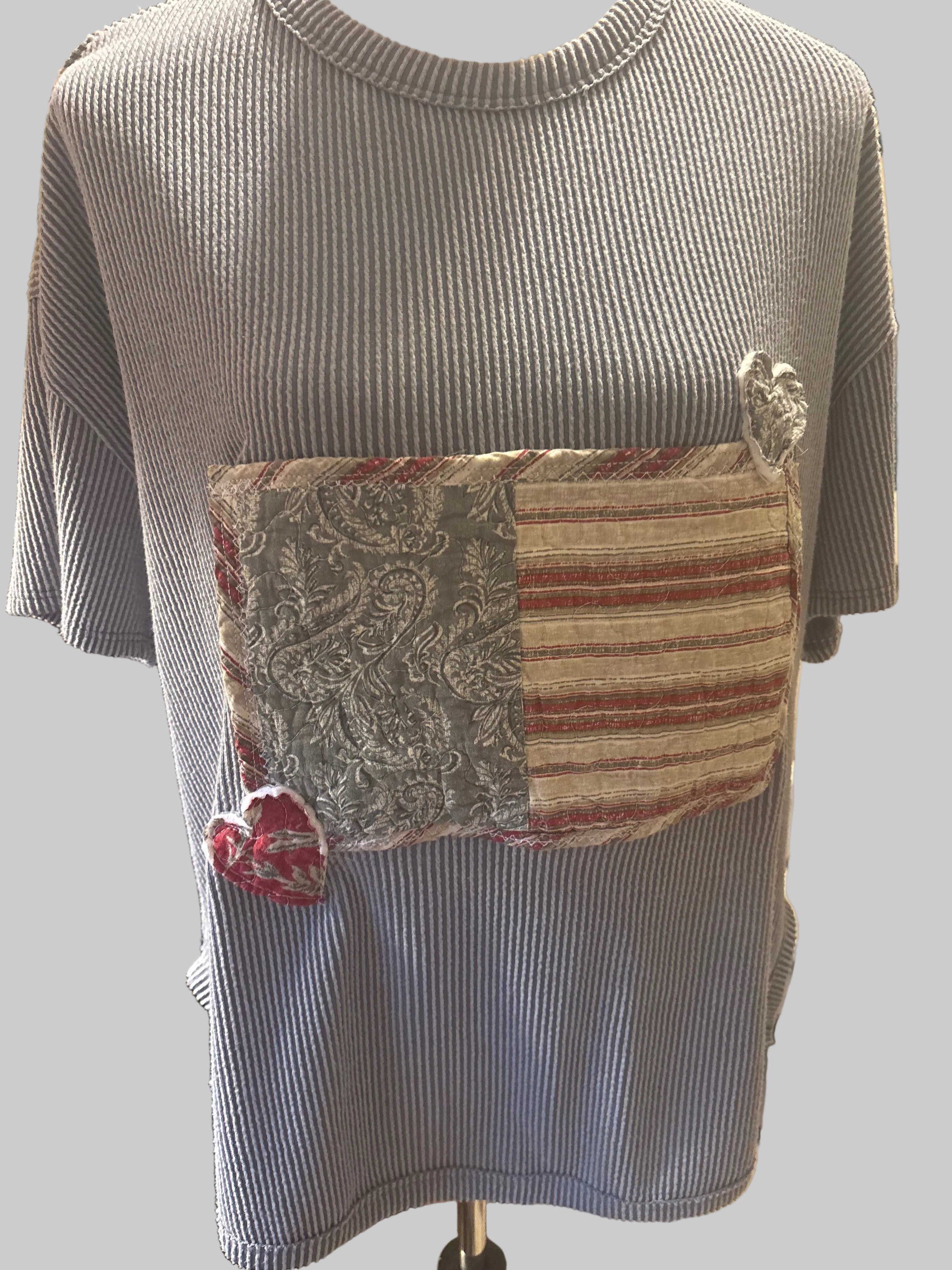 Patchwork Pocket Tee