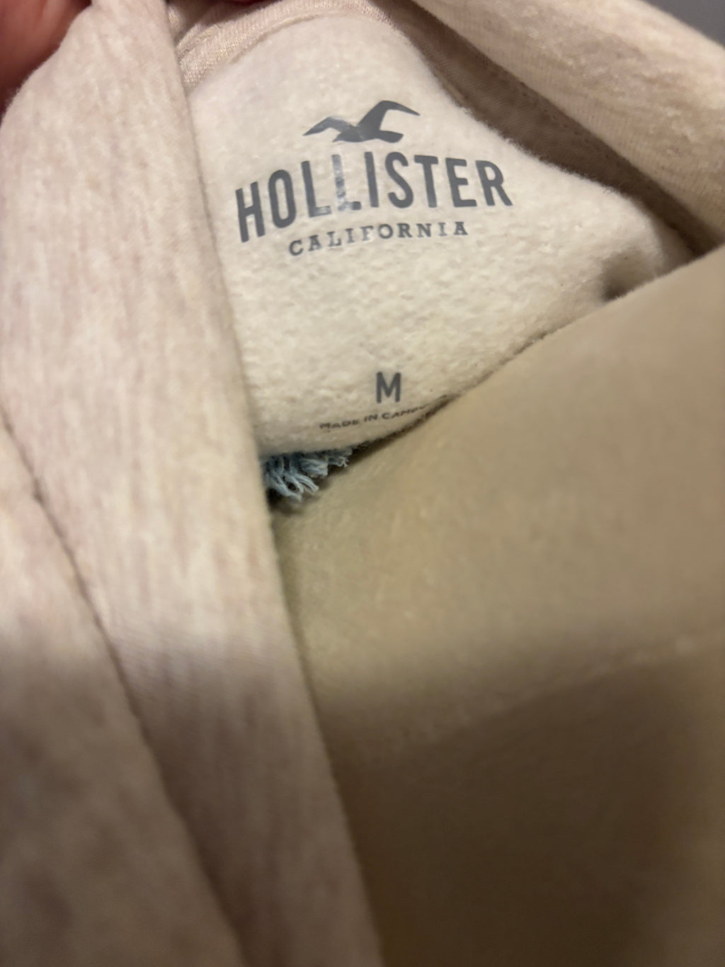 Upcycled coastal hoodie Size Medium
