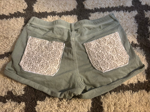 Super comfy upcycled shorts size 10